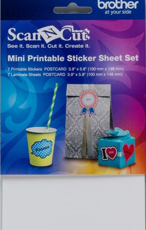 Set mini fogli adesivi stampabili